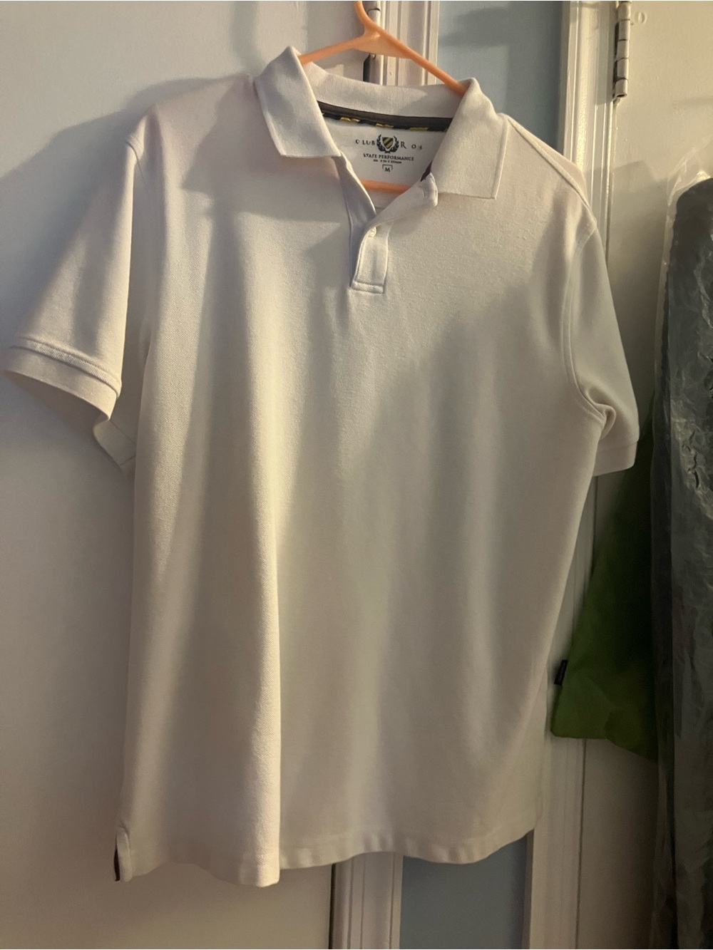 Club Room Men's White Pique Polo